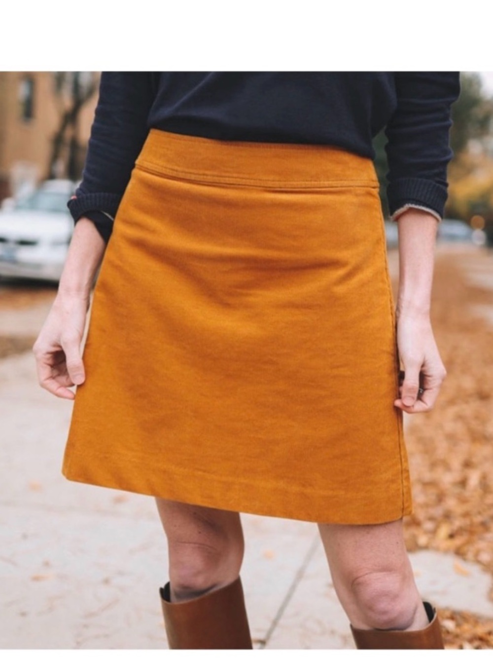 J Crew Skirt Womens Corduroy Mini Lined Retro Fall Casual G8210 Preppy